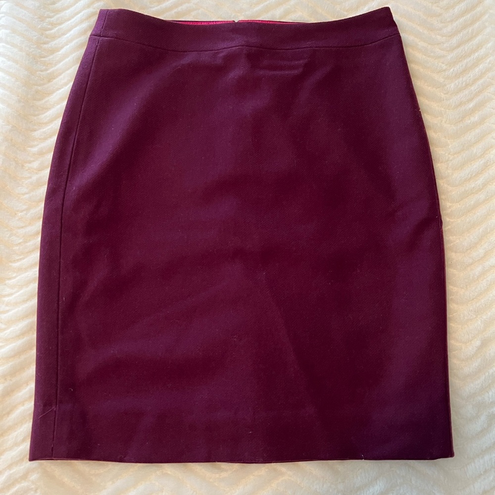 J.Crew Wool Pencil Skirt